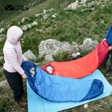 Дорожный удерживающий тепло спальный мешок для матери и ребенка, увеличенная толщина