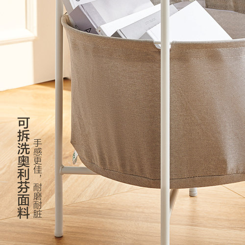 全友家居现代简约收纳置物架一体小桌子客厅家用沙发旁储物边几KS - 图1