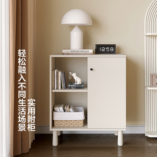 全友家居茶几电视机柜组合现代极简客厅家用小户型靠墙储物边柜 - 图2