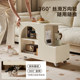Quanyou Home Cabinet Removable Cream Style