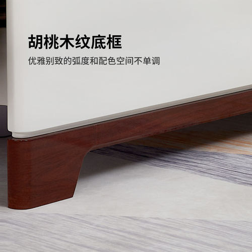 全友家居现代简约双人大床1米8主卧室家用板式床单人收纳储物床 - 图3