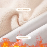 Элитный бархатный коралловый демисезонный банный халат, утепленная зимняя пижама, увеличенная толщина