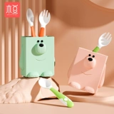 Посуда для кормления, детская коробка для хранения, силиконовый держатель для ручек для младенца, палочки для еды