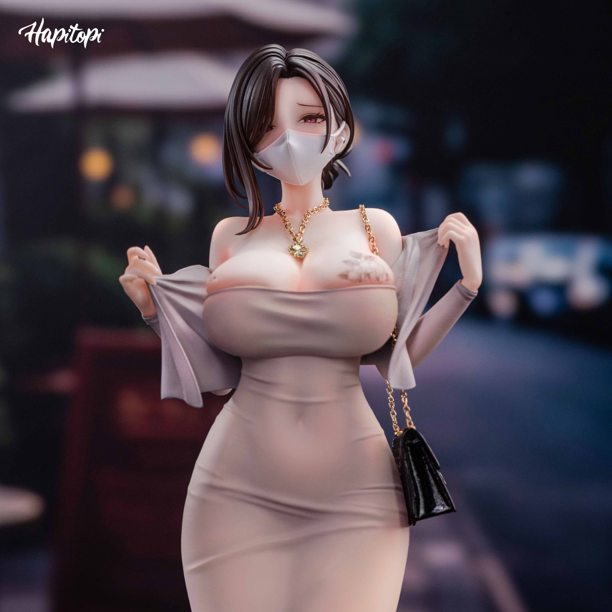 【蚊子模玩】代购定金 东滩 吐舌脸 Hapitopi Kpring 手办女雕像 - 图0