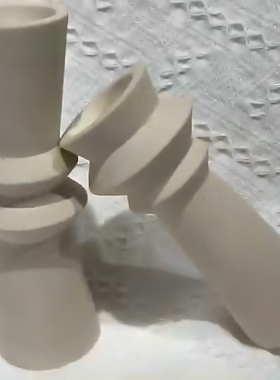 北欧大豆蜡烛陶瓷烛台婚礼家居