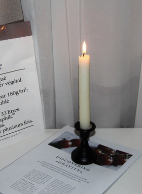 欧式简约复古创意双用烛台金色铁艺家居装饰蜡烛台摆件金属