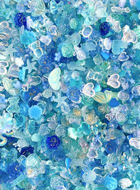 50pcs 3D Colorful Mixed Kawaii Resin Nail Art Rhinestones Ch