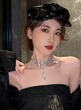 项链女轻奢小众高级感颈链名媛新娘婚纱礼服锁骨链生日礼物项圈