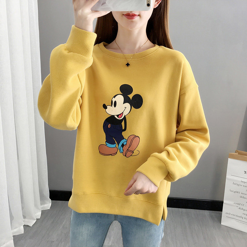 短款网红米奇2020年春季新款卫衣 欧慕蝶卫衣/绒衫