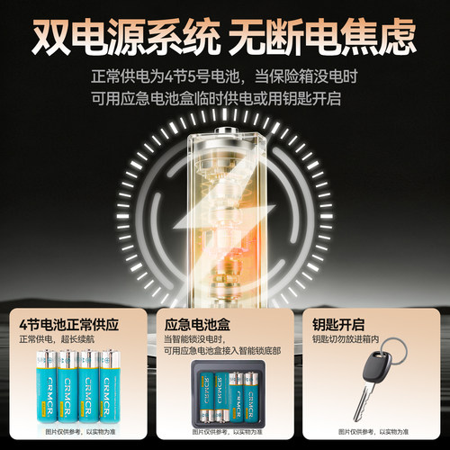 crmcr卡唛保险柜家用2026新款防盗小型隐藏式床头保险箱已接入米家APP办公室保管箱入衣柜嵌入式搬不走45MP - 图3