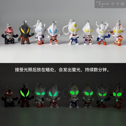 奥特曼英雄守护系列挂件 ULTRAMAN盲盒摆件迪迦泽塔玩偶怪兽玩具 - 图0