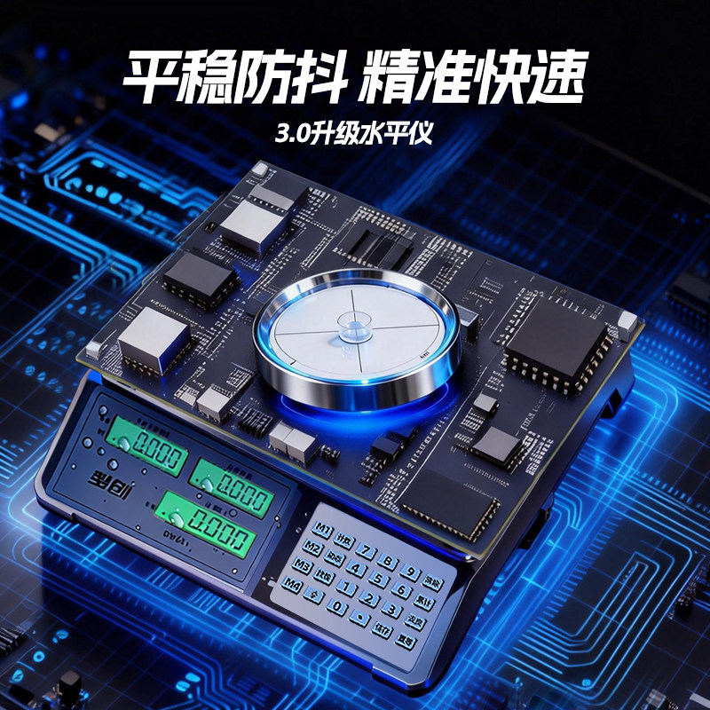 电子秤高精度商用小型精准克数称卖菜称重家用厨房食物公斤台秤磅