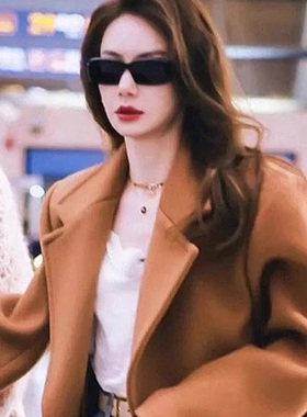 【圣诞礼物】戚薇同款双层叠戴星月玛瑙串珠项链轻奢锁骨链女款