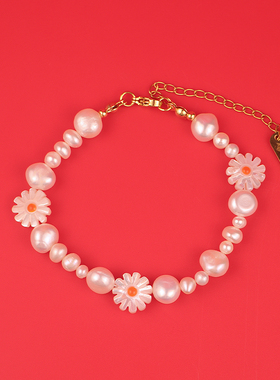 周雨彤同款天然珍珠手链