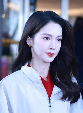 kevkev金晨联排同款蛇纹红色耳环高级感S925银耳饰女妇女节礼物