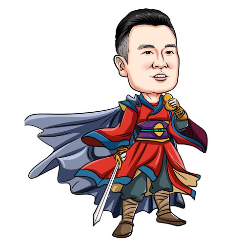 q版漫画头像设计 手绘卡通人物商务写实 夸张动漫 真人logo定制作 - 图2