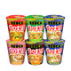 Nissin large cup with 6 cups of seafood multi-choice instant noodles