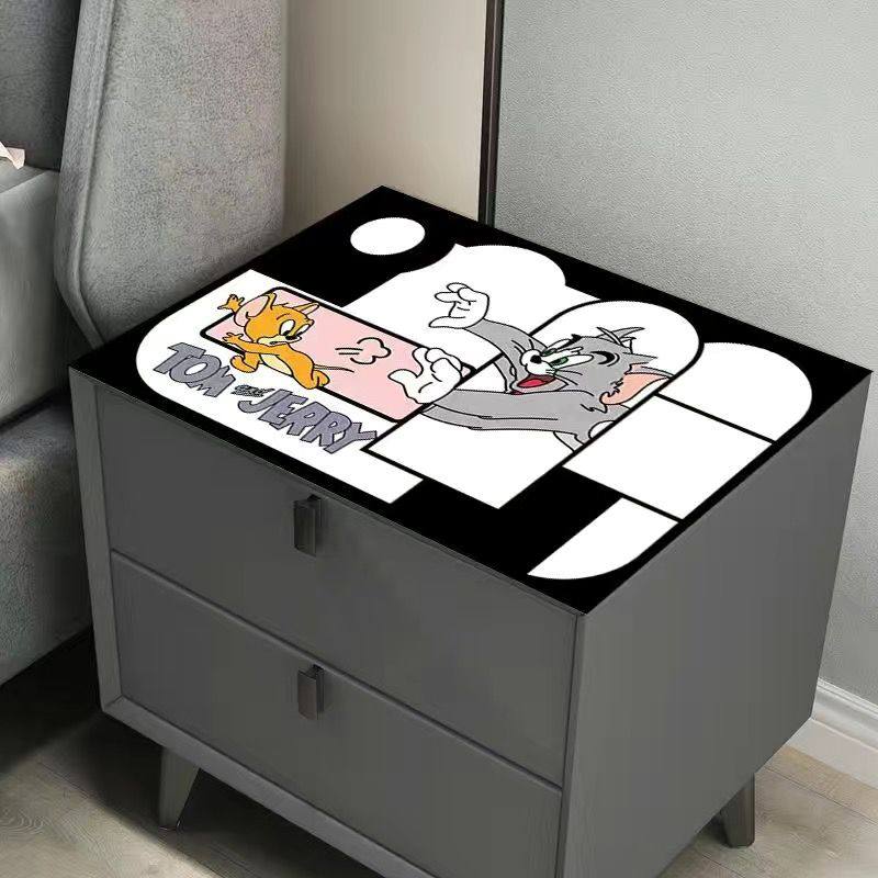 卡通皮革床头柜垫米奇防烫家用冰箱盖布可擦洗防尘罩桌面保护垫子,淘宝优惠券,粉丝福利购,淘宝优惠卷