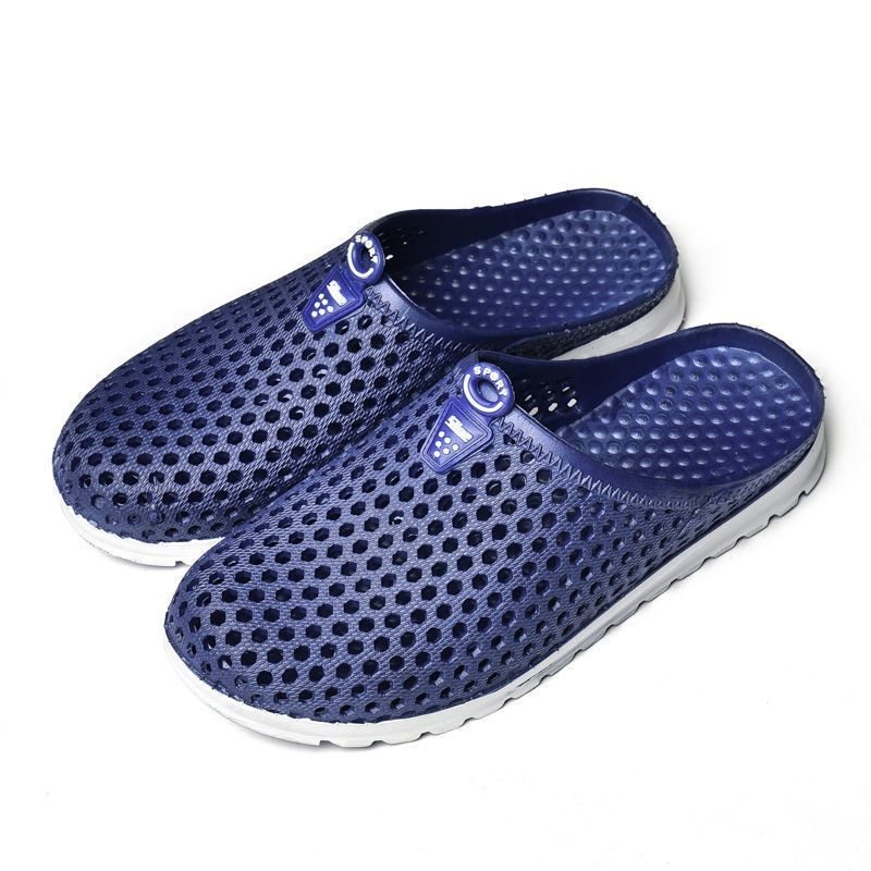 新款男士洞洞鞋透气韩版沙滩男凉鞋半包情侣厚底潮流外穿凉拖鞋,淘宝优惠券,粉丝福利购,淘宝优惠卷