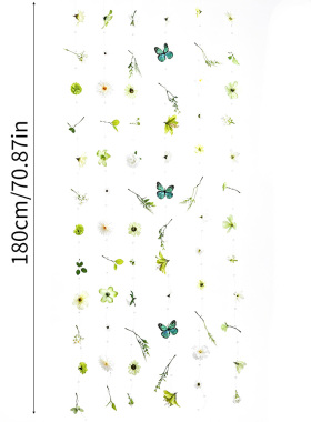 成品悬浮花海瀑布花帘空中吊饰