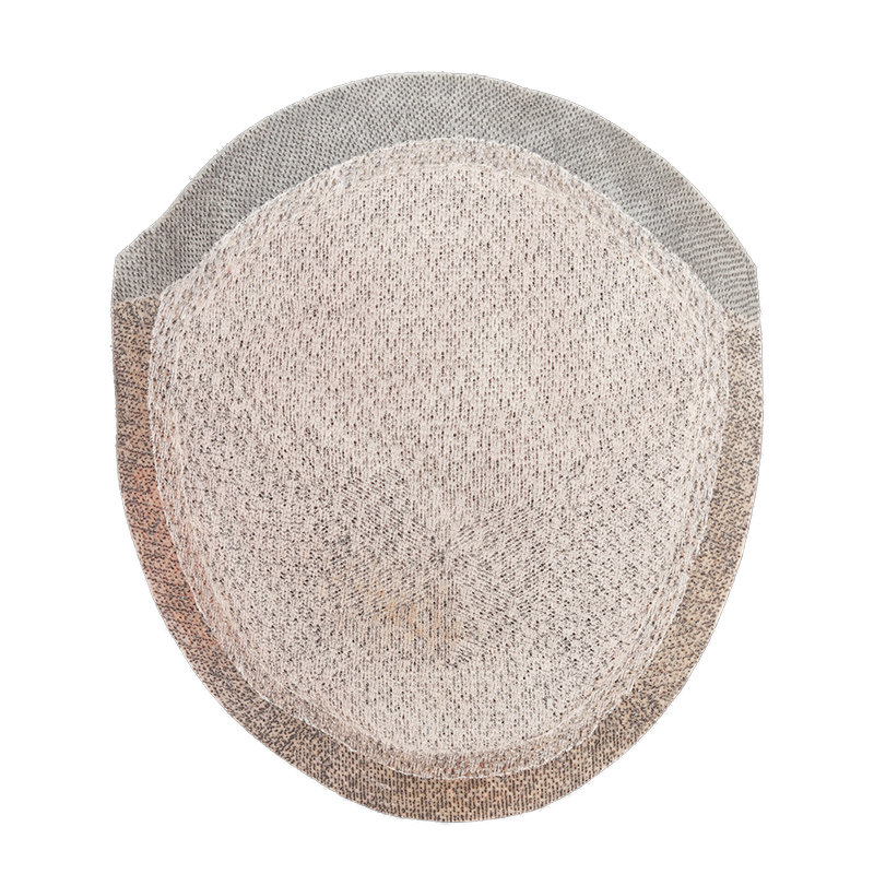 男士头顶补发男短递针补发块假发 俏美假发直发片