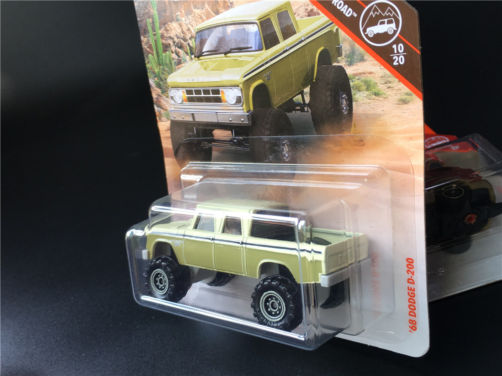 MATCHBOX火柴盒城市英雄小车模型玩具道奇卡车'68 DODGE D-200 9R - 图1