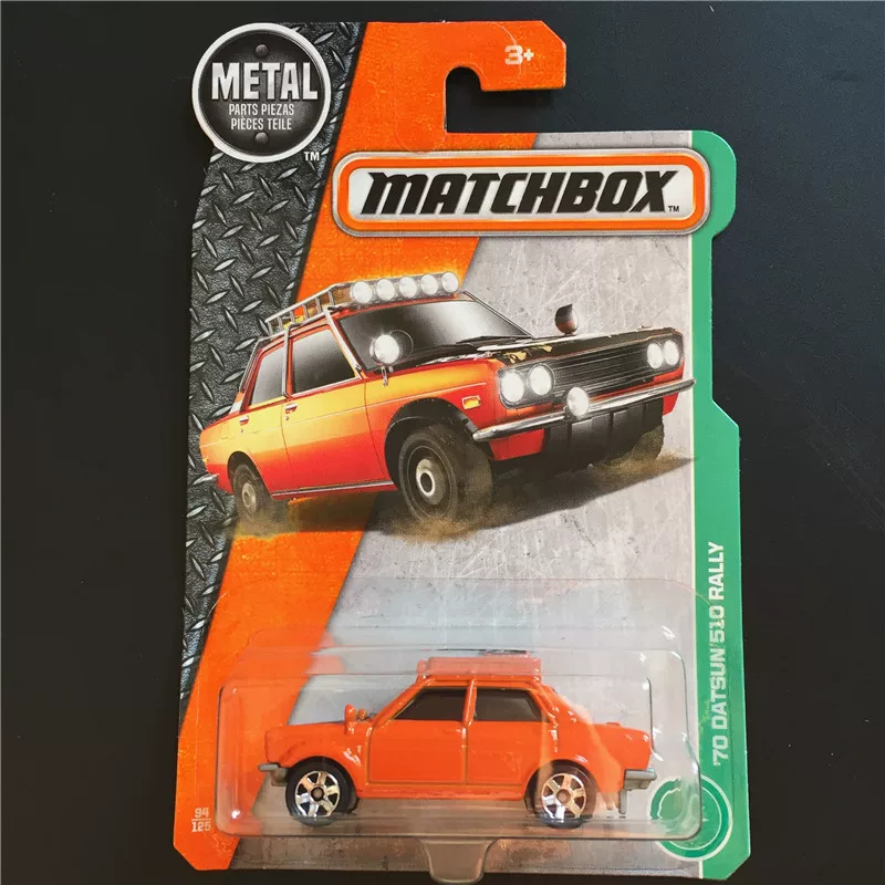 MATCHBOX коробка для сопутствующего города героя автомобиль Datang гоночный автомобиль '70 Datsun 510 ралли 7k