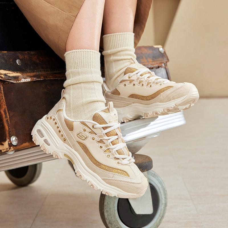 Skechers斯凯奇正品女鞋复古老爹鞋舒适休闲时尚运动鞋,淘宝优惠券,粉丝福利购,淘宝优惠卷