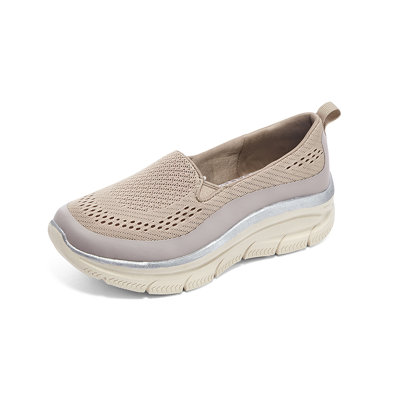 Skechers 斯凯奇正品奥莱 夏季女子时尚轻便一脚蹬缓震厚底健步鞋_skechers品牌工厂店_运动鞋new-第5张图片-提都小院