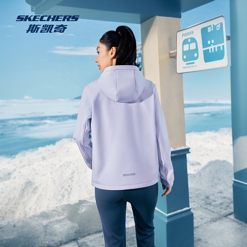 Skechers斯凯奇秋冬新品女装常规版型连帽外套,淘宝优惠券,粉丝福利购,淘宝优惠卷