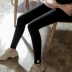 2019 mới mùa thu quần legging cotton màu trơn nữ mặc mỏng phiên bản Hàn Quốc của quần chín mỏng mặc quần mỏng mùa thu - Quần tây thường