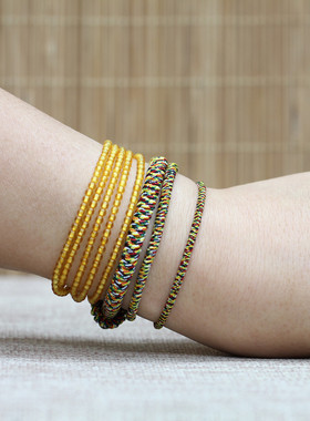 本命年红绳手链九乘金刚结