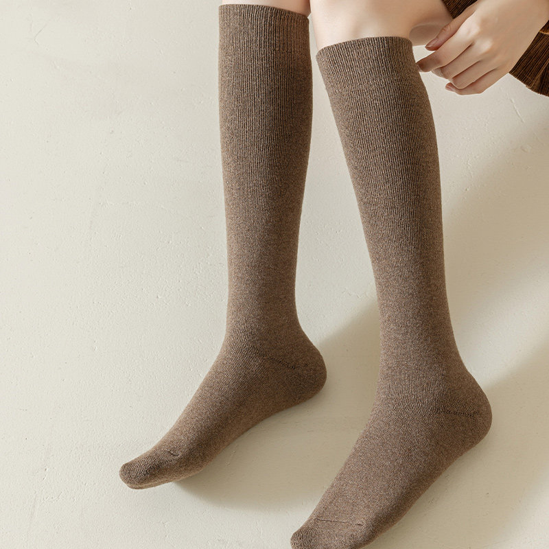 32CM小腿袜子女38%羊毛加厚全毛圈保暖灰色加长高腰膝盖护腿脚踝,淘宝优惠券,粉丝福利购,淘宝优惠卷