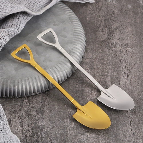 Креативная милая золотая ложка из нержавеющей стали, нержавеющая сталь AISI 304, популярно в интернете