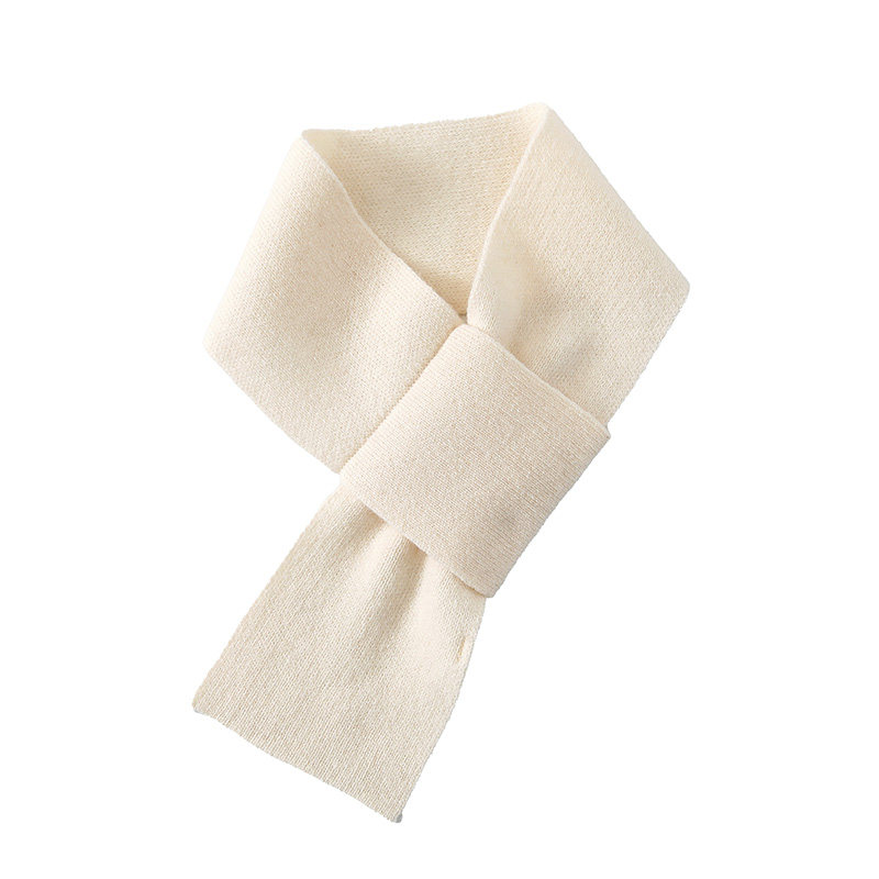 韩版100%纯羊毛针织穿叉围巾女冬季保暖护颈小围脖高级感装饰领巾,淘宝优惠券,粉丝福利购,淘宝优惠卷