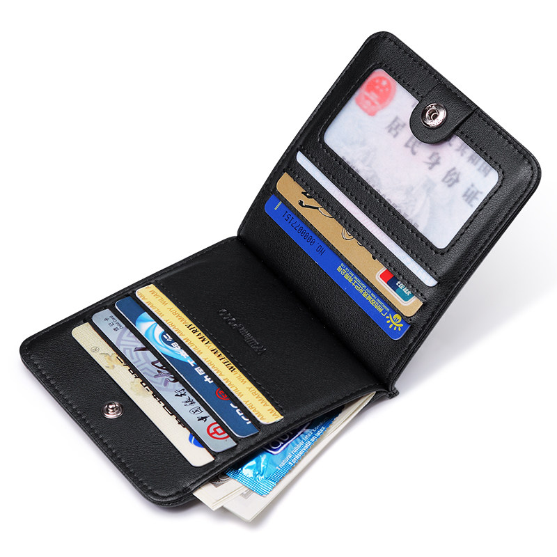 英皇保罗真皮卡包男多卡位超薄钱包 williampolo宇硕卡包