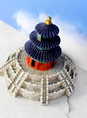 树脂北京天坛祈年殿旅游纪念品