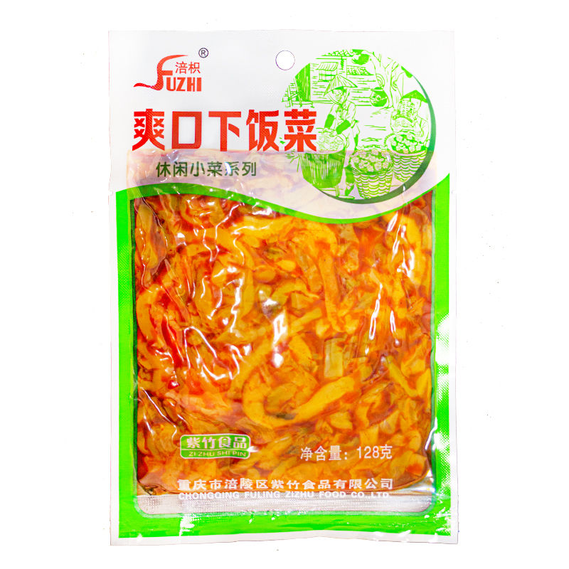 涪陵涪枳爽口下饭菜118g整件重庆特产涪陵榨菜丝休闲小食品即食-图3