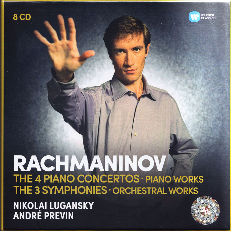 Rachmaninov 拉赫玛尼诺夫 4首钢琴协奏曲 3首交响曲 8CD原版进口 - 图1