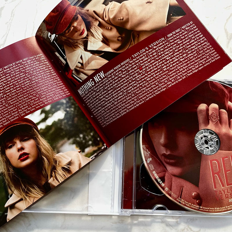 正版 霉霉 Taylor Swift 泰勒斯威夫特新专辑 Red 重录版 CD 周边 - 图0