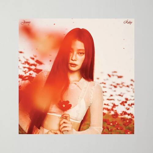 金珍妮jennie solo专辑ruby黑胶唱片彩胶小卡明信片官方礼物周边 - 图2