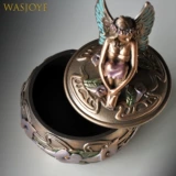 Wasjoye Милая ретро коробочка для хранения для принцессы, аксессуар, коробка для хранения, ювелирное украшение, кольцо, европейский стиль