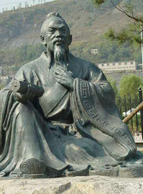 公园景观铸铜人物雕塑来图定制
