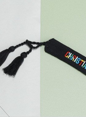 棉线刺绣手腕带流苏编织手链女波西米亚风字母欧美手绳