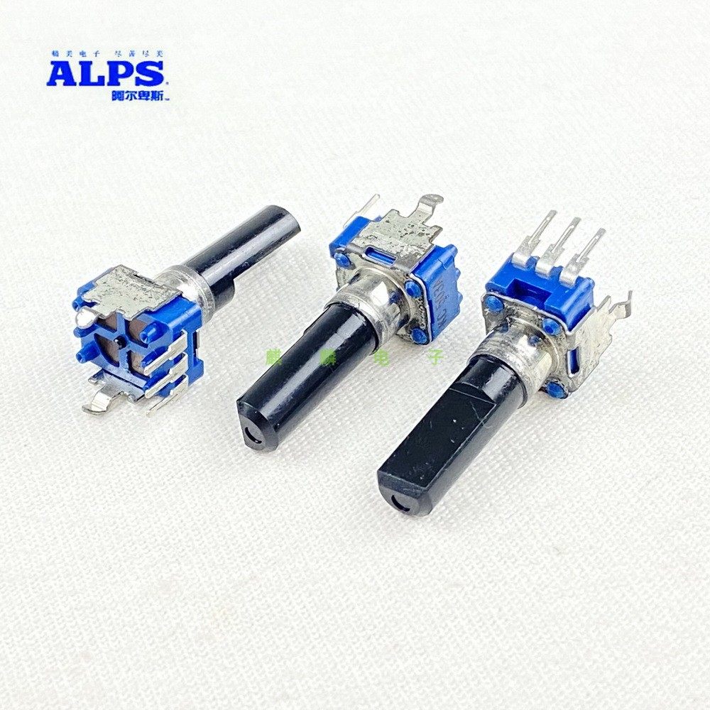 日本ALPS RK09型步进式3脚 A50K B50K A100K功放调音台音量电位器 - 图1