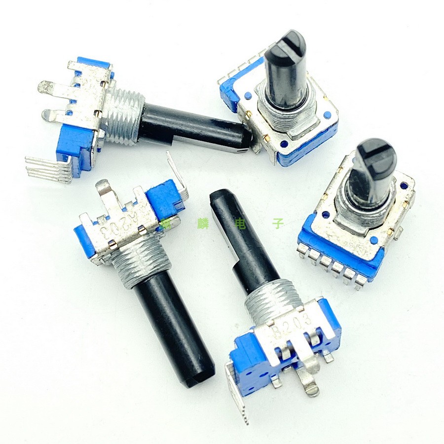 RK12型单排6脚双联电位器B10K A20K B20K A50K B50K功放调音台 - 图3