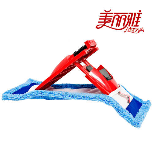 美丽雅平板拖把亲巧畅销平拖折叠平板拖把棉布超细纤维赠拖布包邮 - 图1