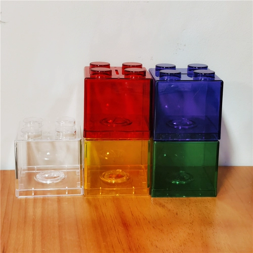 Милый конструктор, прозрачные пластиковые монеты, копилка, кошелек, копилка для денег