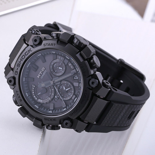黑悟空卡西欧40周年限定 GSHOCK极光光能电波蓝牙手表男MTG-B3000 - 图0