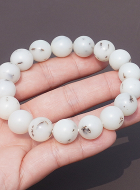 方言和田玉新疆桂花糕高油糯手串